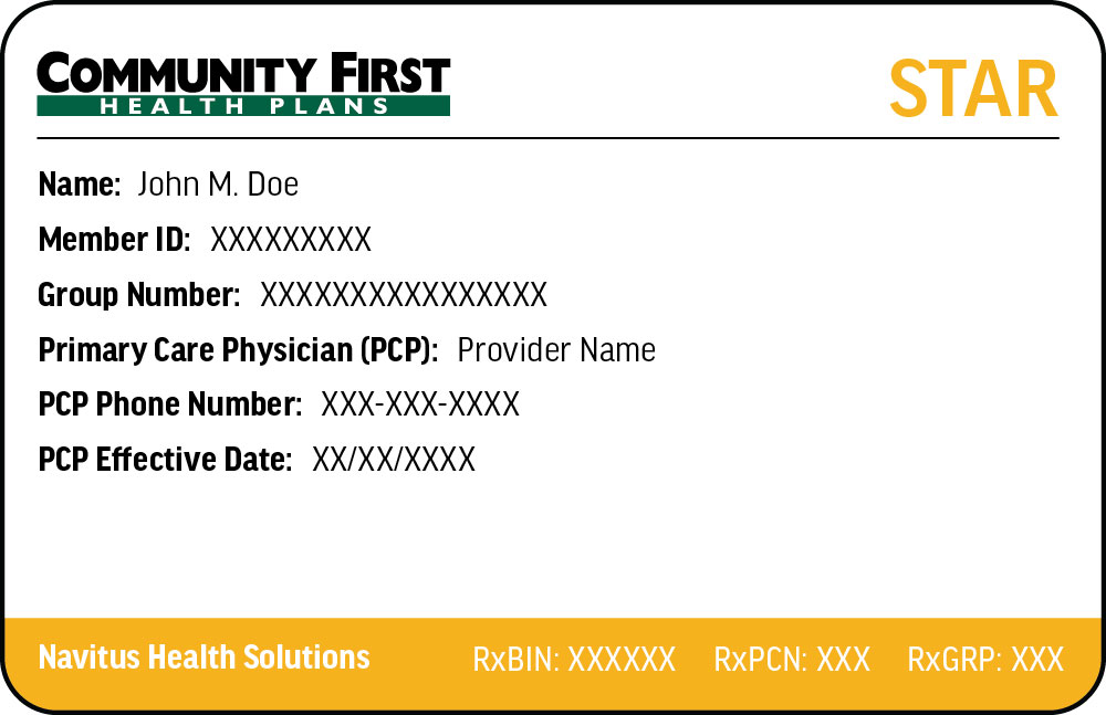 CFHP STAR Program Vision ID Card