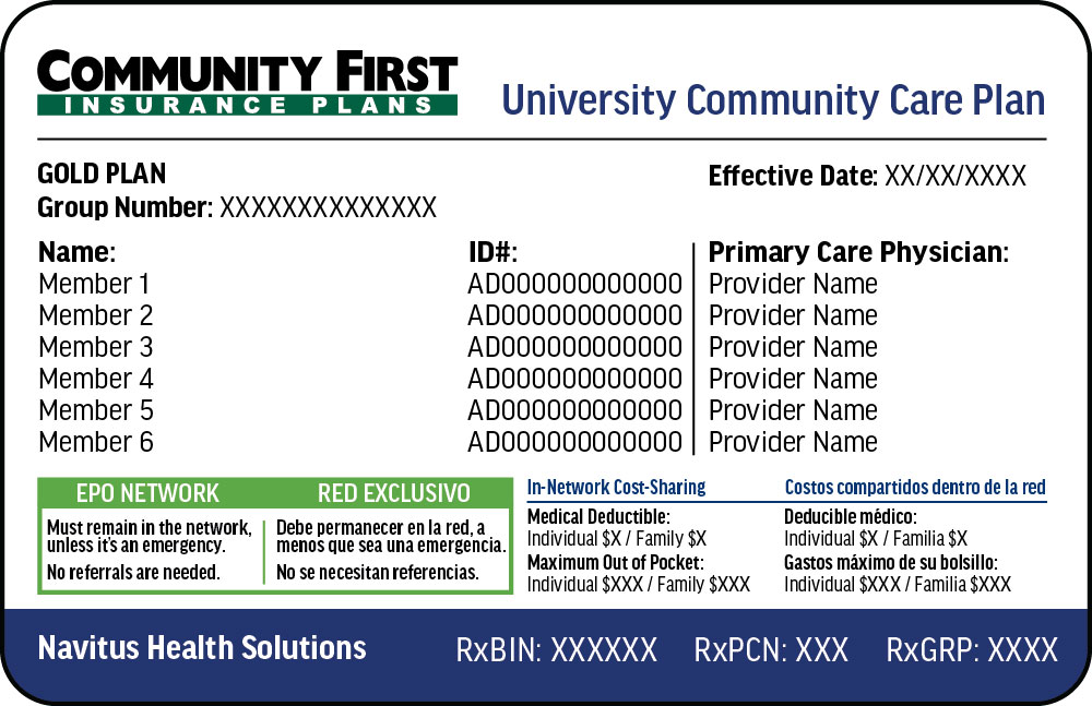 CFIP UCCP Vision ID Card