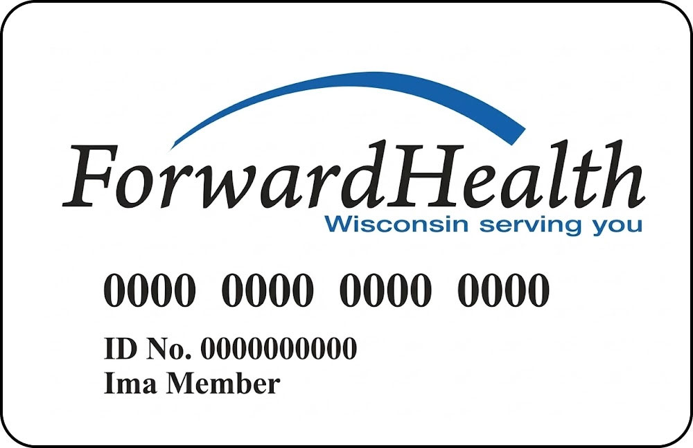 MHS Wisconsin ForwardHealth Sample member ID Card