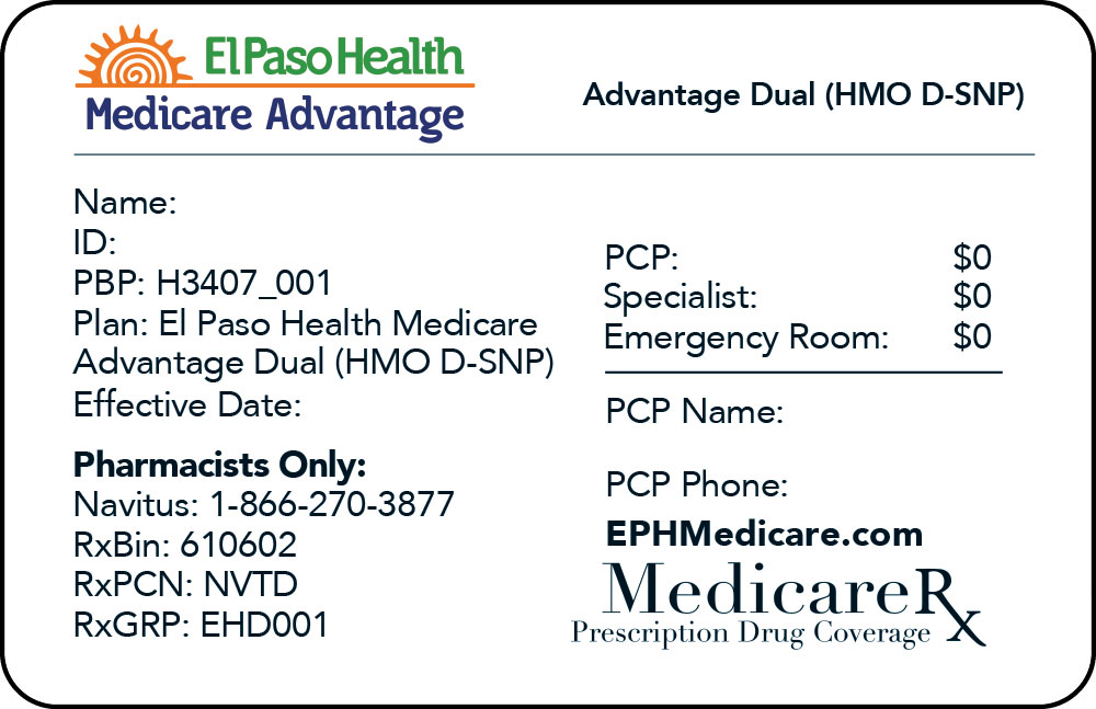 El Paso Health DSNP member ID